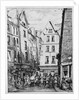 The Rue Pirouette, 1860 by Charles Meryon
