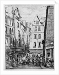The Rue Pirouette, 1860 by Charles Meryon