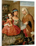 A Spaniard and his Mexican Indian Wife and their Child by Miguel Cabrera