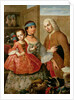 A Spaniard and his Mexican Indian Wife and their Child by Miguel Cabrera
