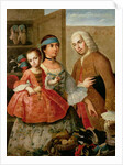 A Spaniard and his Mexican Indian Wife and their Child by Miguel Cabrera