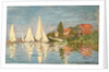 Regatta at Argenteuil, c.1872 by Claude Monet
