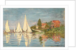 Regatta at Argenteuil, c.1872 by Claude Monet