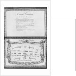 annons and anchors of a galley, thirtieth demonstratio by French School