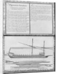 galley with all its masts, outside the dock, twenty-third demonstratio by French School