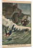 A child taken away by a wave, Saint-Malo by French School