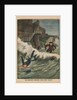 A child taken away by a wave, Saint-Malo by French School