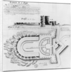 Project of a Fort on the Ile Cigogne, Archipel des Glenan, 1745 by French School