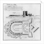 Project of a Fort on the Ile Cigogne, Archipel des Glenan, 1745 by French School