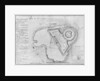Plan of the Ile Cigogne and the project of a fort, Archipel des Glenan, 1745 by French School
