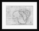 Plan of the Ile Cigogne and the project of a fort, Archipel des Glenan, 1745 by French School
