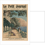 Presidential Holiday, Monsieur et Madame Poincare on the terrace of their villa at Eze-les-Pins by French School