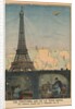 The 25th Anniversary of the Eiffel Tower used now for the wireless telegraphy by French School