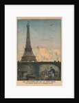 The 25th Anniversary of the Eiffel Tower used now for the wireless telegraphy by French School