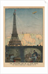 The 25th Anniversary of the Eiffel Tower used now for the wireless telegraphy by French School