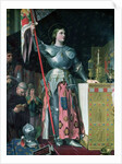 Joan of Arc at the Coronation of King Charles VII, 1854 by Jean Auguste Dominique Ingres