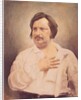 Portrait of Honore de Balzac after a daguerreotype by Nadar