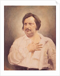 Portrait of Honore de Balzac after a daguerreotype by Nadar
