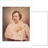 Portrait of Honore de Balzac after a daguerreotype by Nadar