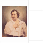Portrait of Honore de Balzac after a daguerreotype by Nadar