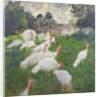 The Turkeys at the Chateau de Rottembourg, Montgeron, 1877 by Claude Monet