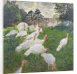 The Turkeys at the Chateau de Rottembourg, Montgeron, 1877 by Claude Monet