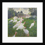 The Turkeys at the Chateau de Rottembourg, Montgeron, 1877 by Claude Monet