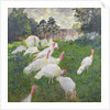 The Turkeys at the Chateau de Rottembourg, Montgeron, 1877 by Claude Monet