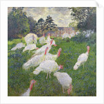 The Turkeys at the Chateau de Rottembourg, Montgeron, 1877 by Claude Monet