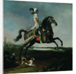 Equestrian Portrait of Marie-Antoinette in Hunting Attire, 1783 by Louis Auguste Brun or Brun de Versoix