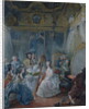 Marie Antoinette in her chamber at Versailles in 1777 by Jacques-Fabien Gautier d'Agoty