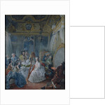 Marie Antoinette in her chamber at Versailles in 1777 by Jacques-Fabien Gautier d'Agoty