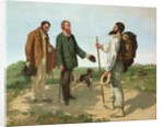 La Rencontre, or Bonjour Monsieur Courbet, 1854 by Gustave Courbet