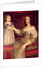 Anne of Austria with her son Louis XIV by French School
