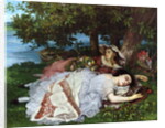 Girls on the Banks of the Seine, 1856-57 by Gustave Courbet
