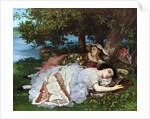 Girls on the Banks of the Seine, 1856-57 by Gustave Courbet