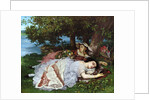 Girls on the Banks of the Seine, 1856-57 by Gustave Courbet