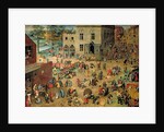 Children's Games, 1560 by Pieter the Elder Bruegel