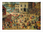 Children's Games, 1560 by Pieter the Elder Bruegel