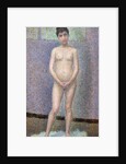 Model from the Front, 1886-7 by Georges Pierre Seurat