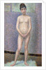 Model from the Front, 1886-7 by Georges Pierre Seurat