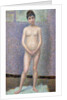 Model from the Front, 1886-7 by Georges Pierre Seurat