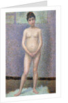 Model from the Front, 1886-7 by Georges Pierre Seurat