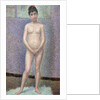 Model from the Front, 1886-7 by Georges Pierre Seurat