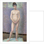 Model from the Front, 1886-7 by Georges Pierre Seurat