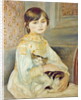 Julie Manet with Cat, 1887 by Pierre Auguste Renoir