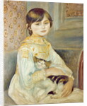 Julie Manet with Cat, 1887 by Pierre Auguste Renoir