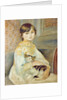 Julie Manet with Cat, 1887 by Pierre Auguste Renoir