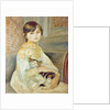 Julie Manet with Cat, 1887 by Pierre Auguste Renoir