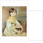 Julie Manet with Cat, 1887 by Pierre Auguste Renoir